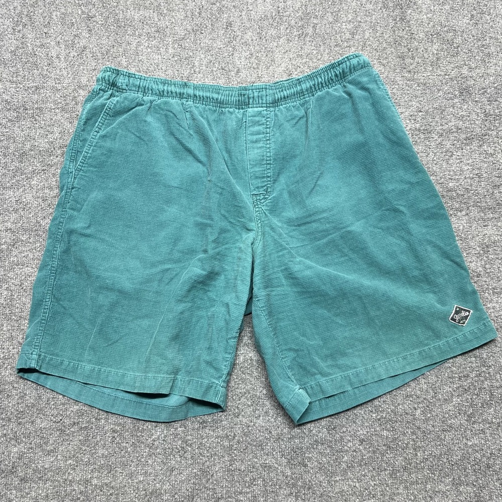 Zeppelin Corduroy Beach Baggies Surf Shorts Drawstring Mens XL Preppy 9 Inch
